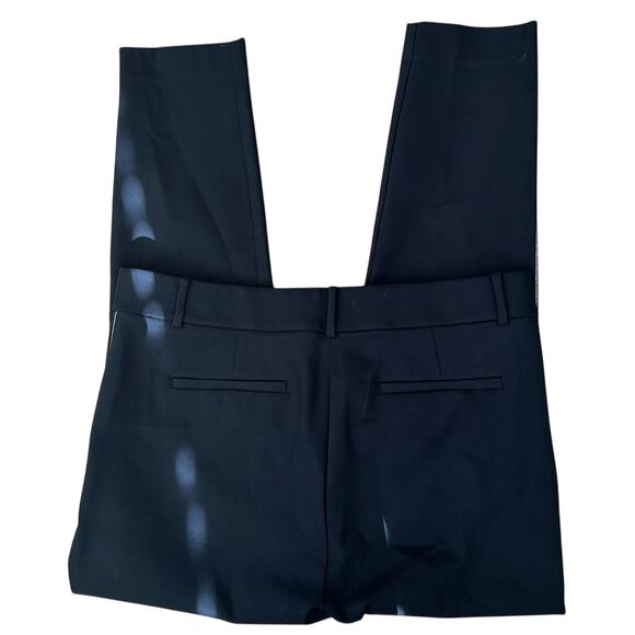 Loft Pant Skinny Leg Black Silver Stripe Size 12 - Picture 4 of 7